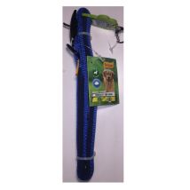 Friskies - Extra-soft Blue Dog Collar - Size Ml 35-55cm - Qr Code Purina