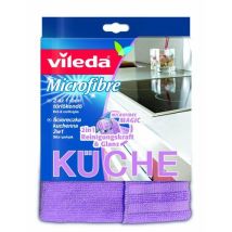 Vileda Mikrofaser-Küchentuch 32x32 cm 90% Polyester 10% Nylon Für Herde Chromoberflächen Spülen Mehrzweck
