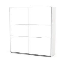 Armadio Ghost Bianco 194x59x203 cm – Anta Scorrevole – Truciolato – Arredo Casa