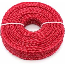Gabrielle Universeller Fadentrimmerfaden, 3,0 Mm Nylon-trimmerfaden, Robuster Freischneider-nylonfaden Für Bump-head-gartenrasenmäher (twist, 3 Mm X 