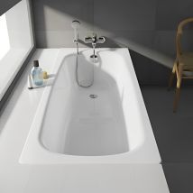 Roca Contesa Rectangular Steel Bath 1700mm X 700mm 0 Tap Holes (inc Leg Set)