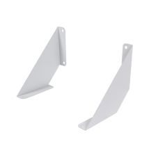 Inoxlm Reggimensola Da Muro Staffa Per Mensola Reggimensola In Ferro Mensola Angolare Staffa Per Mensola 2 Pezzi (large - 20 Cm, White)
