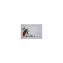 Grey Flock Herisson 40x60x06 Cm - Id Mat - Id Group