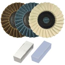 Dronco - Set Pulido Y Abrillantado De 125 Mm. De Diámetro 6900041100