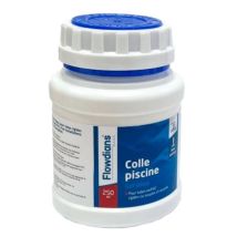 Colle Bleu 250 Ml Piscine Pour Pvc Souple Avec Pinceau - Flowdians