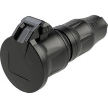 25712-ss Presa Di Sicurezza Plastica 250 V Nero Ip54 - Pc Electric