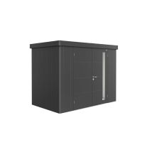Casetta Neo 1c Doppia Porta, Grigio Scuro Metallizzato