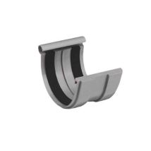 Enlace gris PVC para canalón – 25 Ø / 33 Ø – Accesorios de canalón gris
