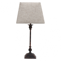 Percasol Tischlampe 1xe27 Rustikal Braun 52x25x25 Cm
