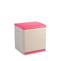 Baúl de resina para exterior Plastiken – 60x61x53 cm – Resistente a rayos UV y agua – Capacidad 190 L – Montaje fácil