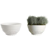 Vase De Bol Blanc Gdm Senna Ø46xh24 Cm