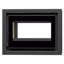 Fm Biomasa - Insertable De Leña De 70 Cm A 2 Caras Y 2 Puertas Con Turbinas Fm Modelo It-172