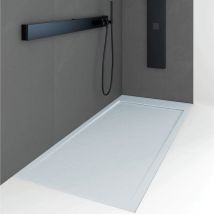 Stano. - Mineralguss-duschwanne Extra Flach Quore Schieferoptik Grau 70x110cm