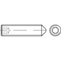 [neuwertig] B-ware Toolcraft Madenschraube Gewindestift Stahl M2 Innensechskant Spitze 200 Stück