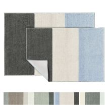 Badematte Horizont Dunkelgrau/silbergrau/blaugrau 60 X 90 Cm
