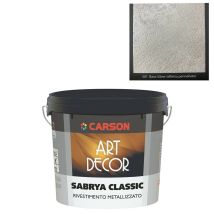 Carson - Sabrya Classic Decorativo Effetto Sabbiato Metallico 1 Litro - Silver