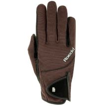 6, Bleu Marine: Gants D'Équitation Pour Femmes Roeckl Modèle Milano Avec Dos Bi-élastique En Spandex