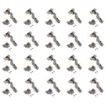 Kit Von 20 Topfscharniere X91 Innenanschlag Mit Schließautomatik Und Euro Extras, Höhe 0, Stahl, Titan-ausführung - Emuca