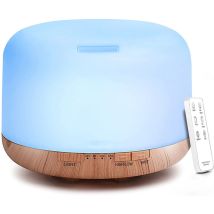 Lune - 500ml Essential Oil Diffuser With Remote Control 5 In 1 Ultrasonic Humidifier