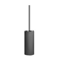 Brosse WC – Gessi Anello – Fixation murale – Conteneur noir mat