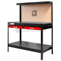 Holzmann - Banco De Trabajo Mesa Taller Con 2 Cajon Panel Herramientas Wt06
