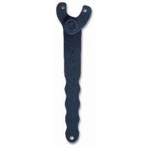 Llave para esmeriladora angular regulable – Acero – Longitud total: 190 mm – Distancia ajustable: 20 a 35 mm
