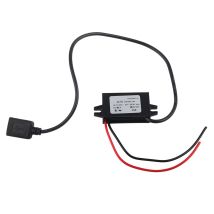 Jeffergarden - Eosnow,1pc Dc-dc Buck Adapter 12v/24v Zu Usb 5v 3a Konverter Regler Kabel Drähte