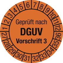 Mehrjahresprüfplakette Ø 30 Mmjahr 2027 - 2036 Folie Beutel A 100 Stück