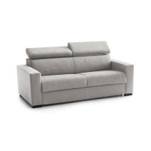 Talamo Italia Divano Fisso Monica, Divano A 2 Posti Large, 100% Made In Italy, Sofà Soggiorno, In Tessuto Imbottito, Con Poggiatesta Regolabili E 