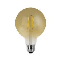Ampoule Globe Led À Filament E27 G80 (6w 2200k 600lm) Ip20 Ø8x10cm Style Vintage