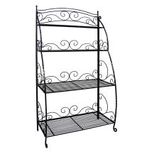 Folding Plant Stand 4 Shelf