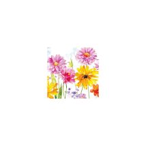 Lotto 20 Tovaglioli Di Carta 33 X 33 Cm - Fiori Allegri - Ambiente