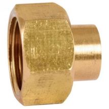 Thermador - 359gcl1412 - Connection Brass Straight 2 Pieces To Welding - Ø14mm - F3/8 - Gcl (10pcs) - Gold