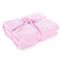 Coperta Henry 220x240 Rosa Cipria Double Face