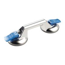 Sollevatore a Ventosa 60 kg – Diametro 120 mm – 2 Teste – Alluminio senza Piombo – Ventose