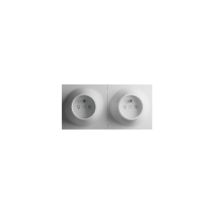 Fontini Saillie Neo Evo - Steckdose 2p+t 16a Doppel