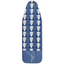 Copriasse Da Stiro Deluxe, Colore: Blu Navy/bianco, 135 X 46 Cm - Addis