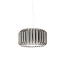 Linea Zero - Sospensione Moderna 1 Luce Louise In Polilux Silver D50 Made In Italy