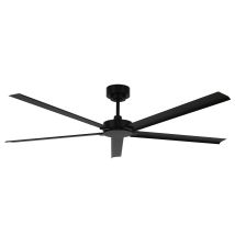 Outdoor Dc Ceiling Fan Monza Black With Remote