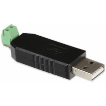 Wandler (usb/rs485) Raspberry Pi , Arduino [1x Usb 2.0 Stecker A - 1x 2-draht-leitung] Schw - Joy-it