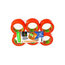 Lote De 5+1 Adhesivo Naranja Multiusos 33mm X 50m - Barnier