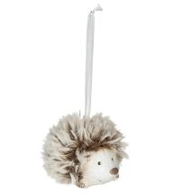 Féeric Lights – Cerámica animal + piel – Color: Herisson – 7.50 cm x 4.10 cm x 7.50 cm – Decoración de Navidad