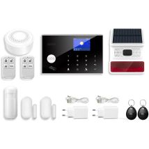 Kit Allarme Senza Fili - Link2home - Controllo Smartphone - Sirene 90/100 Db - Accessori Completi + Badge Rfid