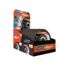 Norton - Clipper 115mm Rapid Strip Metal Disc Counter Display Of 10 Cli749351