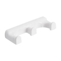 Appendi Abito / Accappatoio Serie 'linea' Linea Bianco - Cm 20 X 7 X H.3
