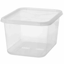 BasicBox M 25 l transparent – Aufbewahrungsbox – 25 l – 46 x 36 x 25 cm – 0.689 kg – PP