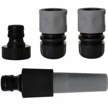 Kit Di Irrigazione Con Raccordi Da 19 Mm E Attacco Per Rubinetto 26x34