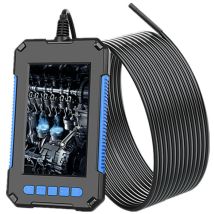 Hoopzi - Industrial Endoscope, 1080p Hd Digital Borescope Inspection Camera 4.3 Inch Screen 5.5mm Waterproof Snake Camera With 6 Led Lights, 2600mah 
