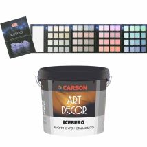 Carson - Iceberg Rivestimento Metallizzato Luminescente Decorativo 1 2,5 Lt Silver 1 Litro
