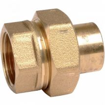 Ecolands - Thermador 340gc1820 - Straight Brass Union Fitting To Weld - F3/4' - Ø18mm - 340gc
